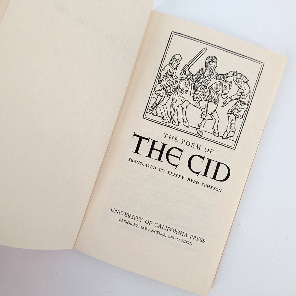 University of California Press The Poem of the Cid Lesley Byrd Simpson Paperback